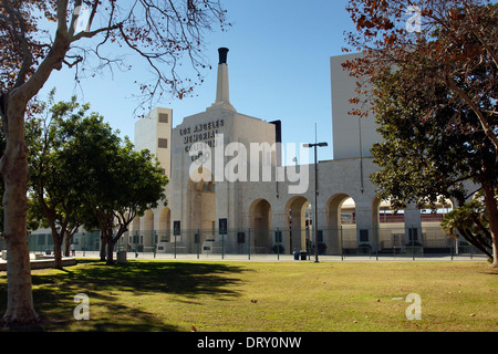 LA Memorial Coliseum Stock Photo