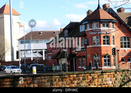 The Famous Trent Bridge Inn,Nottingham,UK. Stock Photo