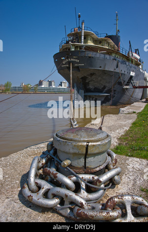 Historic Lake Freighter Museum Ship Willis B Boyer On Maumee River In ...