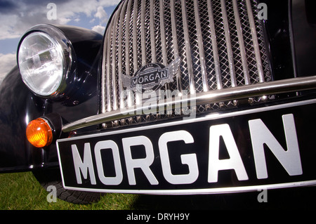 Morgan Cars factory in Malvern Link, Herefordshire, with CEO Charles Morgan Stock Photo