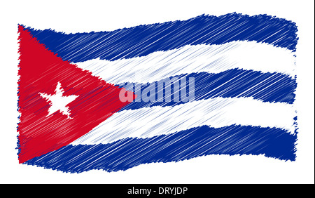 Sketch - Cuba Stock Photo