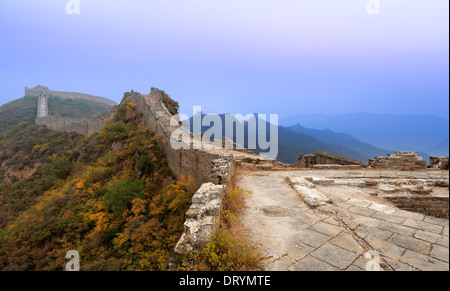 the great wall in dawn Stock Photo