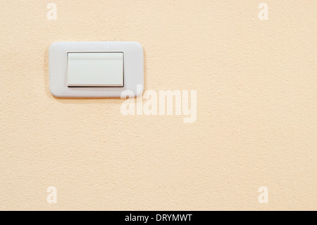 electric switch on a wall Stock Photo