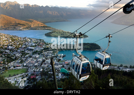 Skyline Gondola Cable Car in Queenstown, New Zealand