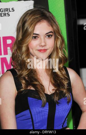 LOS ANGELES - FEB 4: McKaley Miller at the "Vampire Academy" Los