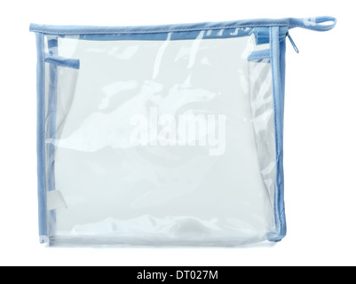 Plastic Transparent Zipper Bag Isolated On White, 3d Illustration. Blank  Zip Lock Packaging Design. Stock Photo, Picture and Royalty Free Image.  Image 57168053.