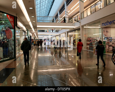 Inside Drake Circus Shopping Centre, Plymouth, Devon, UK Stock Photo