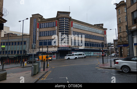 T.J. Hughes empty retail department store on Sunbridge Road, Bradford Stock Photo