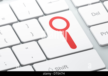 Information concept: Search on computer keyboard background Stock Photo