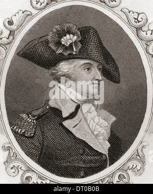 Anthony Wayne, 1745 – 1796. United States Army officer, statesman and member of the United States House of Representatives. Stock Photo