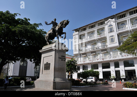 Plaza Herrera Casco Viejo Panama city Panama Stock Photo