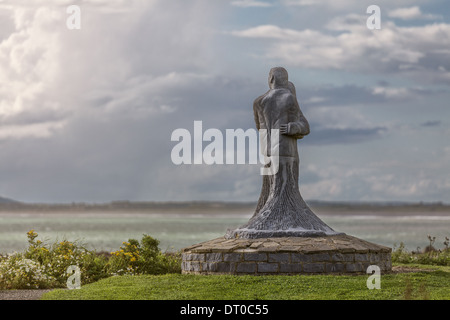 The Vigil Sculpture at Kilmore Quay, Co. Wexford, Republic of Ireland Stock Photo