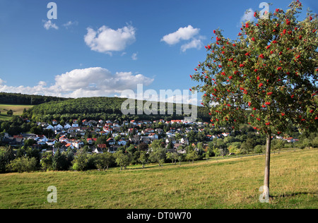village in the Taunus mountains in summer time, Germany Stock Photo