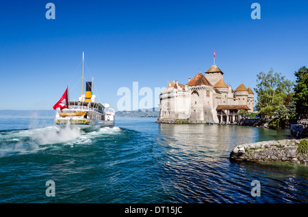 Chillon Castle, Montreux, Switzerland Stock Photo