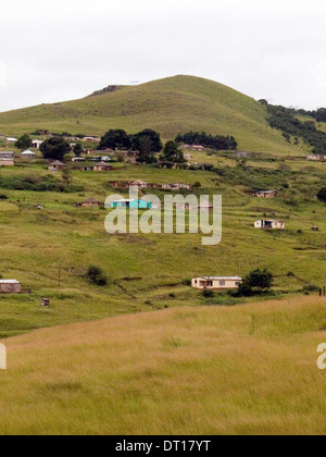 rural dwellings homes landscape kwazulu-natal Stock Photo - Alamy