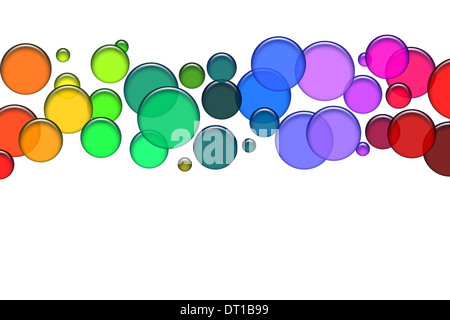 Colored Bubbles Stock Photo