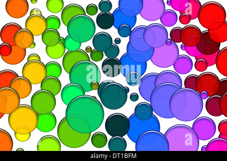 Colored Bubbles Stock Photo