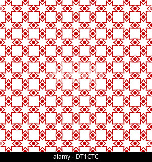 seamless dots and checkered pattern Stock Photo