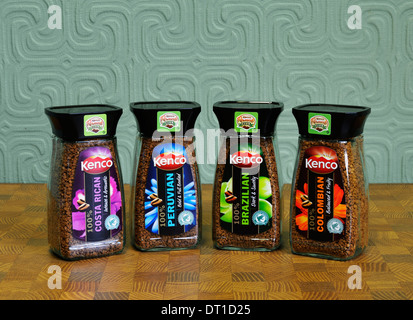 Kenco instant coffee jars. Stock Photo