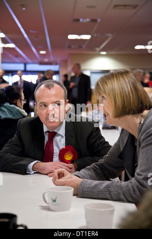 Harriet Harman and Mike Kane of the Labour Party Stock Photo