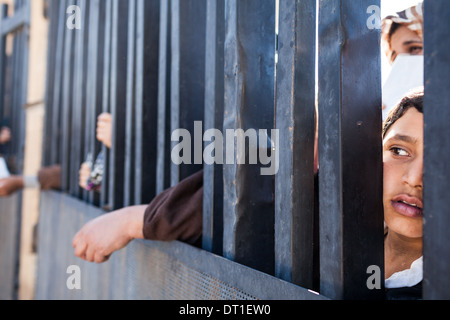 Syrian Refugees living in Jordan Stock Photo