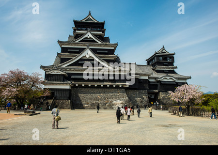 Kumamoto Japanese Castle, Kumamoto, Kyushu, Japan, Asia Stock Photo