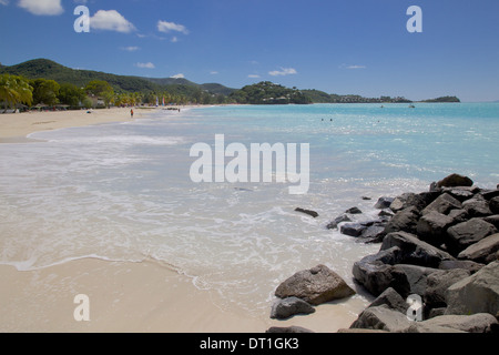 Beach, Jolly Harbour, St. Mary, Antigua, Leeward Islands, West Indies, Caribbean, Central America Stock Photo