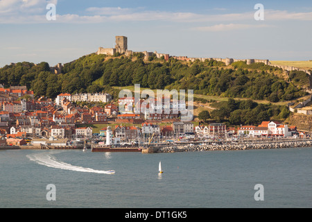 Scarborough Harbour South Bay Yorkshire England UK Stock Photo