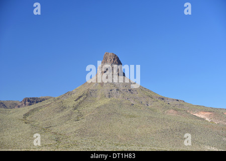 'the Witch's Teat' rock formation near Kingman, Arizona, along old Route 66 Stock Photo