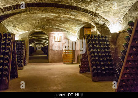 The Gancia historic wine cellar in Canelli, Asti Spumante, Piedmont, Italy, Europe Stock Photo