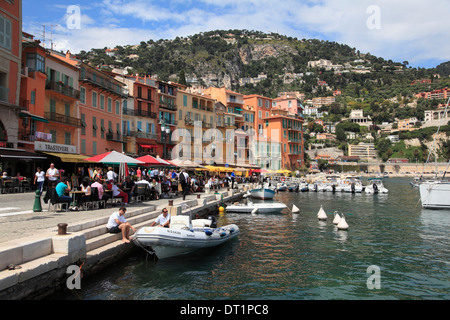 Villefranche sur Mer, Cote d 'Azur, French Riviera, Alpes Maritimes, Provence, France, Mediterranean, Europe Stock Photo
