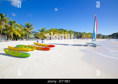 Beach, Jolly Harbour, St. Mary, Antigua, Leeward Islands, West Indies, Caribbean, Central America Stock Photo