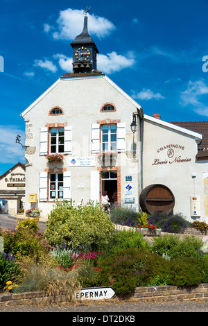 Champagne Louis Nicaise in Hautvillers near Epernay, Champagne-Ardenne, France Stock Photo