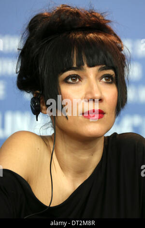 Mitra Farahani during the jury press conference at the 64th Berlin International Film Festival / Berlinale 2014 on February 06, 2014 Stock Photo