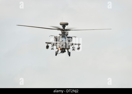 Boeing Westland Apache AH.1 Helicopter of the British Army Air Corps displays at the 2013 Royal International Air Tattoo Stock Photo