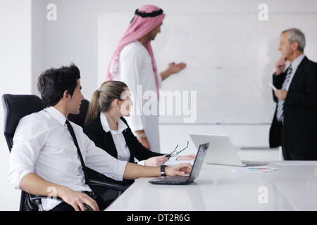 Arabic business man at meeting Stock Photo