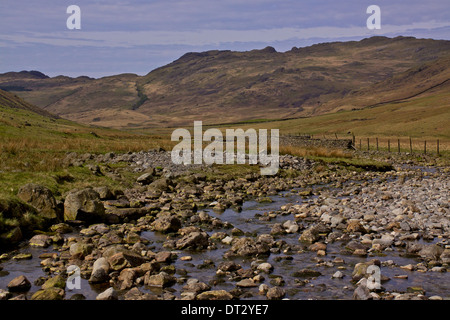 Stream in Duddon Valley, Lake District, England Stock Photo