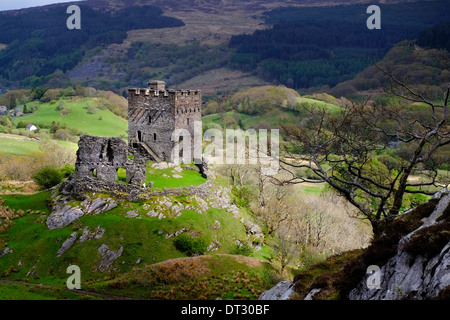 dolwyddelan castle, Snowdonia National Park, North Wales Stock Photo