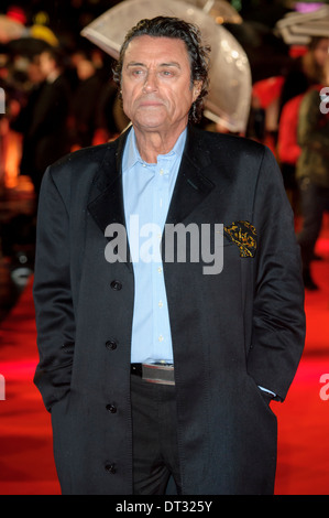 Ian McShane arrives for the World Premiere of Cuban Fury, at a central London cinema, London. Stock Photo
