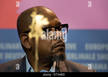 Berlin, Germany. 07th Feb, 2014. US actor Forest Whitaker attends the press conference for 'Two Men in Town' ('La voie de l'ennemi') at the 64th annual Berlin Film Festival, in Berlin, Germany, 07 February 2014. The movie is presented in Competition at the Berlinale festival, which runs from 06 to 16 February 2014. Photo: ARNO BURGI/dpa/Alamy Live News Credit:  dpa picture alliance/Alamy Live News Stock Photo