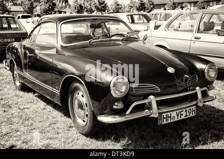The two-door coupe Volkswagen Karmann Ghia Stock Photo