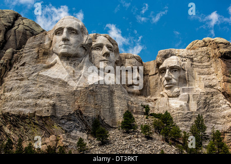 Mt. Rushmore National Memorial, South Dakota Stock Photo