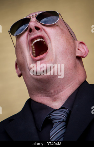 Rho Milan Italy. 04th June 2012. The Belgian rock band TRIGGERFINGER performs live at Arena Fiera di Milano Stock Photo