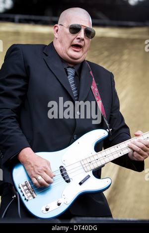 Rho Milan Italy. 04th June 2012. The Belgian rock band TRIGGERFINGER performs live at Arena Fiera di Milano Stock Photo