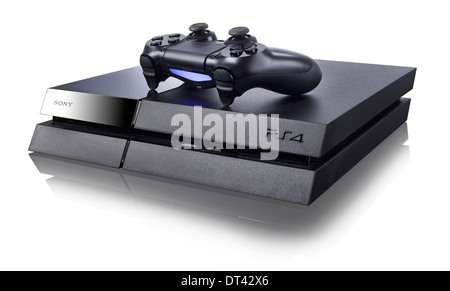 Sony Playstation  4 Video Game Console Stock Photo