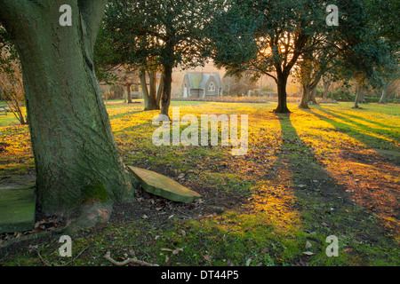 A cemetery in Brighton, East Sussex, England. Stock Photo