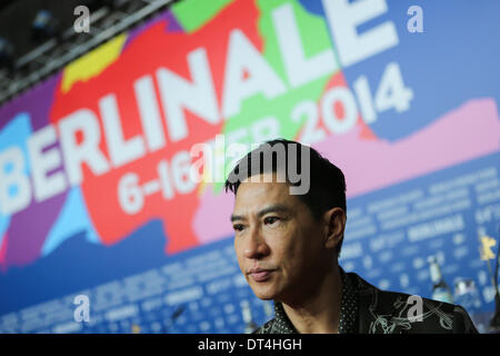 Berlin, Germany. 8th Feb, 2014. Actor Nick Cheung attends a press conference to promote the movie 'That Demon Within' at the 64th Berlinale International Film Festival in Berlin, Germany, on Feb. 8, 2014. Credit:  Zhang Fan/Xinhua/Alamy Live News Stock Photo