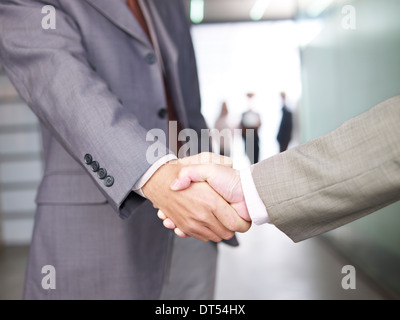 business people shaking hands Stock Photo