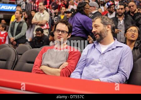 Los Angeles, California, USA. 05th Feb, 2014. Actor Bill Hader in attendance during the NBA game between the Los Angeles Clippers and the Miami Heat at the Staples Center in Los Angeles, California. Charles Baus/CSM/Alamy Live News Stock Photo
