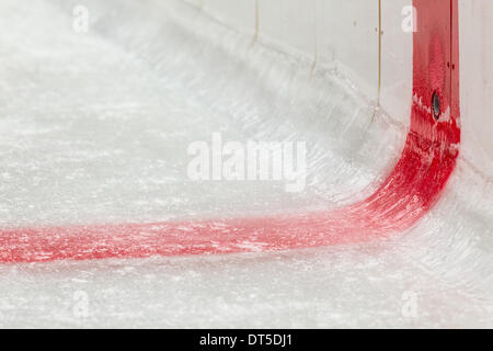 Sochi, Russia. 9th February 2014. Olympic Winter Games XXII Sochi, Russia. 09th Feb, 2014. Men's Single Luge Medal Round at the Sanki Sliding Center in Rosa Khutor, Russia. The track - only a fine layer of uniform ice is needed for competition. Credit:  Action Plus Sports/Alamy Live News Stock Photo
